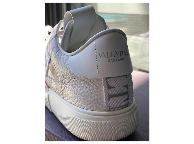 Valentino Garavani SNEAKERS VL BASSE7N IN pelle di vitello E NASTRI Bianco - vista 4