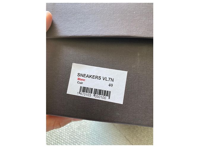 Valentino Garavani SNEAKERS VL BASSE7N IN pelle di vitello E NASTRI Bianco - vista 8