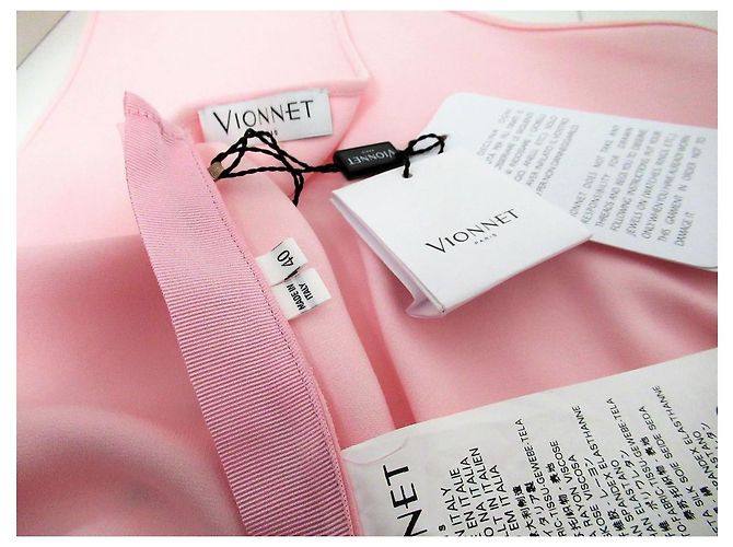 Exklusives "Vionnet" langes Kleid Pink - Ansicht 12
