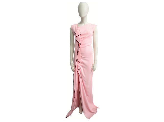 Exklusives "Vionnet" langes Kleid Pink - Ansicht 2