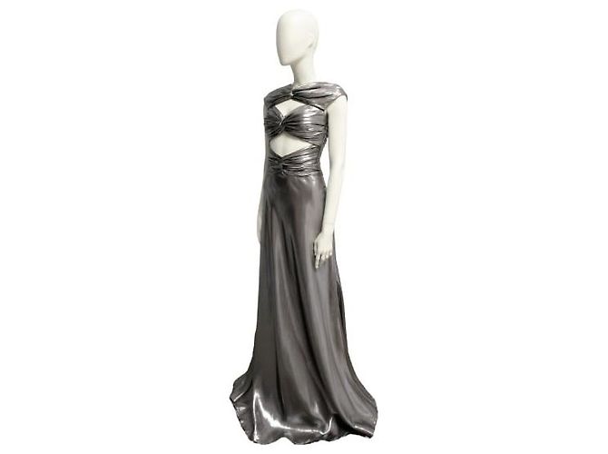 Exklusives „Vionnet“-Kleid Silber - Ansicht 2
