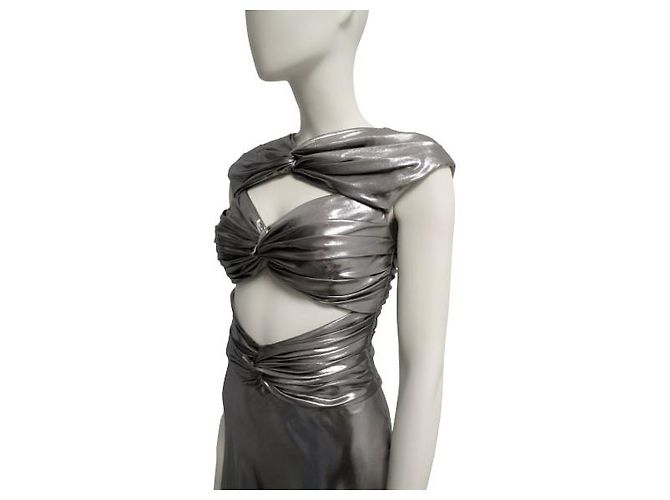 Exklusives „Vionnet“-Kleid Silber - Ansicht 3