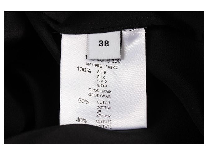 Jupe en soie unique Givenchy Noir - vue 6