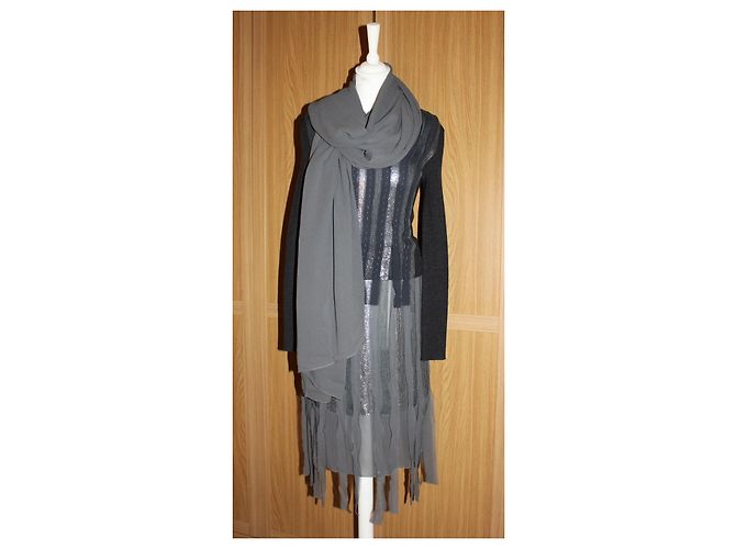 Completo con Alberta Ferretti Gris Gris antracita - vista 2