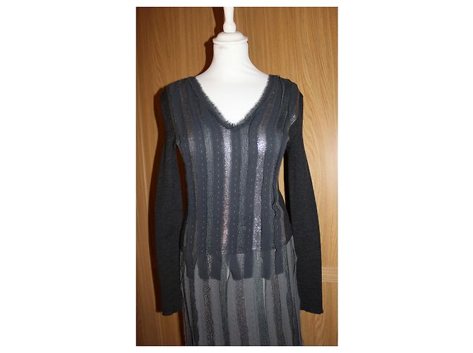 Completo con Alberta Ferretti Gris Gris antracita - vista 4
