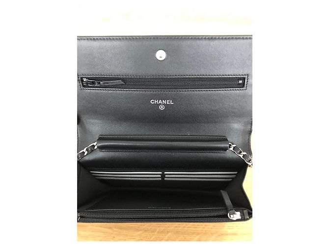 Wallet On Chain Portafoglio Chanel Timeless CC su catena Nero - vista 11