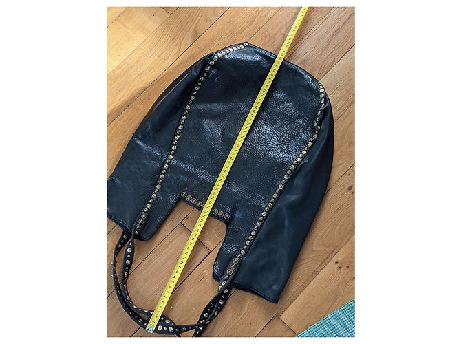 Borsa Campomaggi in pelle nera Nero - vista 2
