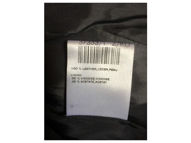 Marc Cain Leather jacket with 2 way zip - view 5