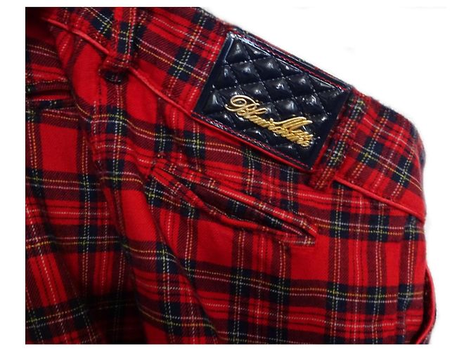 Blumarine Miss Blumarine Rote Wollhose - Ansicht 2