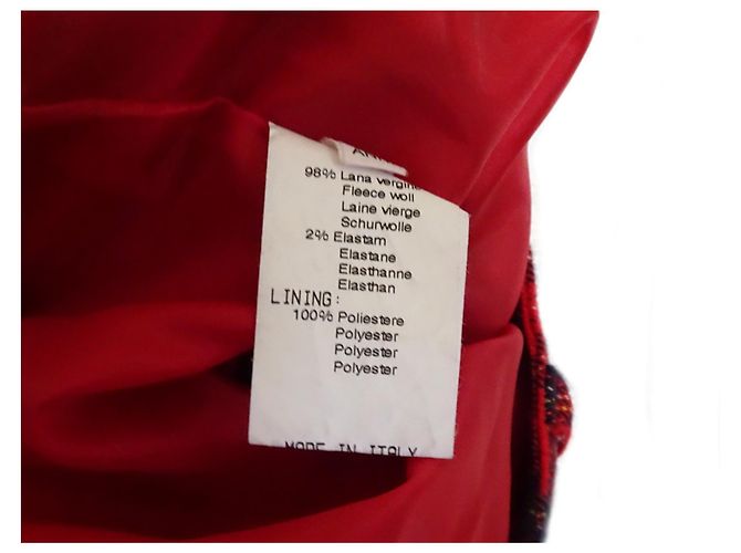 Blumarine Miss Blumarine Rote Wollhose - Ansicht 3
