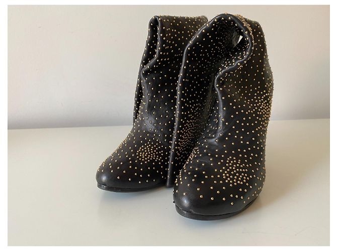Chloé Lederstiefel Schwarz Größe 40 - Ansicht 2