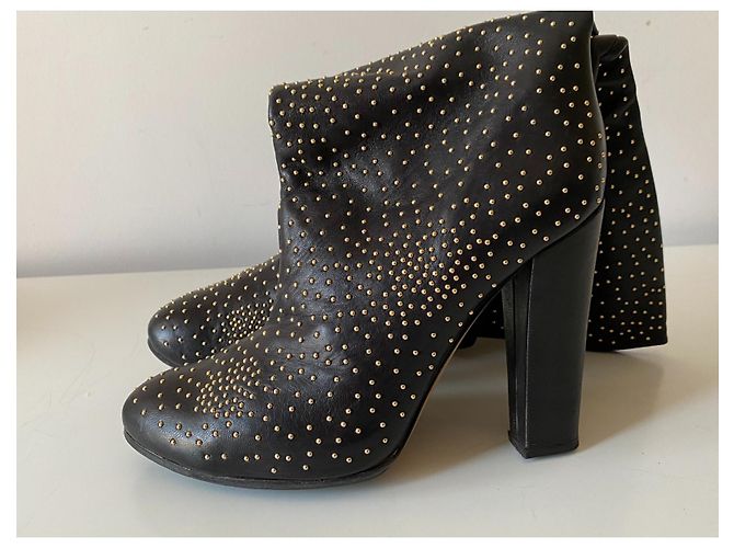 Chloé Lederstiefel Schwarz Größe 40 - Ansicht 5