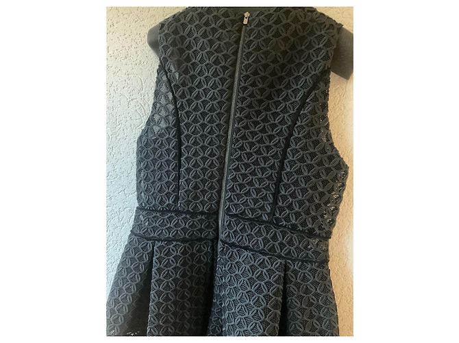 Maje Kleid schwarz aus Polyester - Ansicht 4