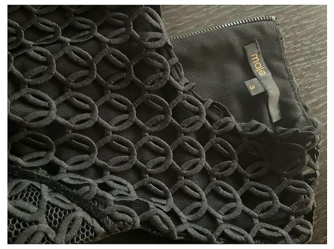 Maje Kleid schwarz aus Polyester - Ansicht 5