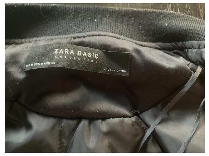 Zara Jacke Schwarz Polyester M - Ansicht 4