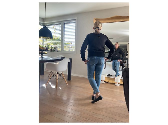 Zara Jacke Schwarz Polyester M - Ansicht 5