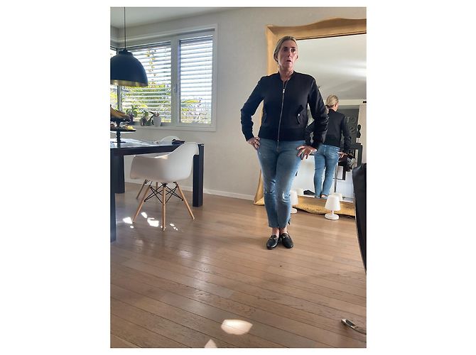 Zara Jacke Schwarz Polyester M - Ansicht 6