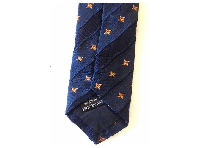 JOOP! Cravatta cravatta in seta blu con stelle gialle - vista 6