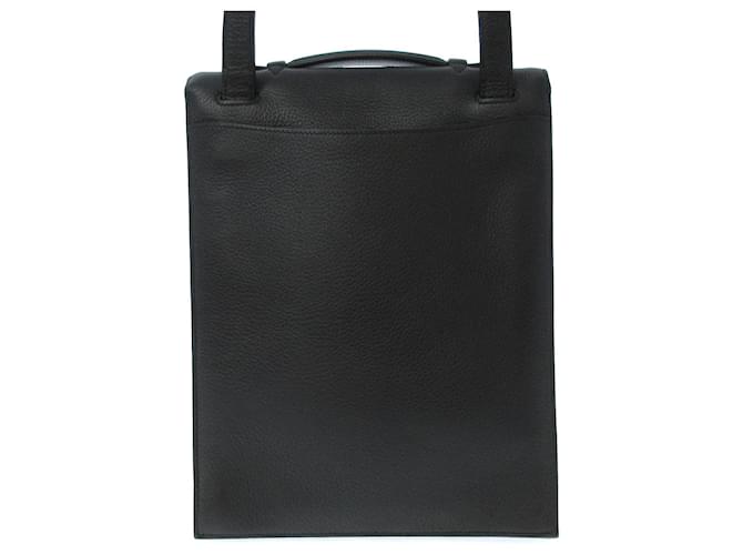 Sac à dépêches Hermès Hermes Sac a Depeches Black - view 2