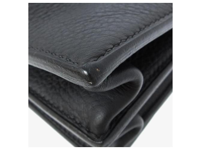 Sac à dépêches Hermès Hermes Sac a Depeches Black - view 7