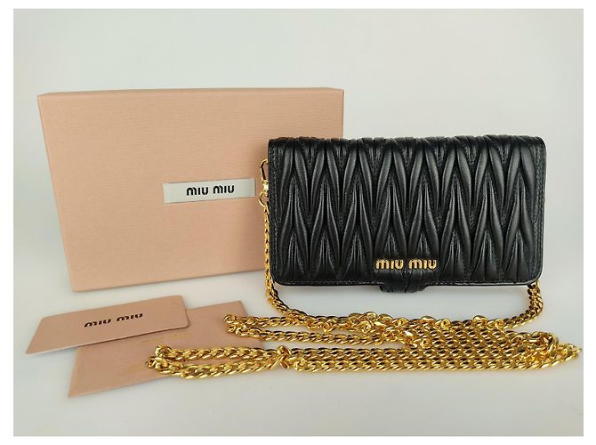 Miu Miu I-phone case in pelle - vista 2