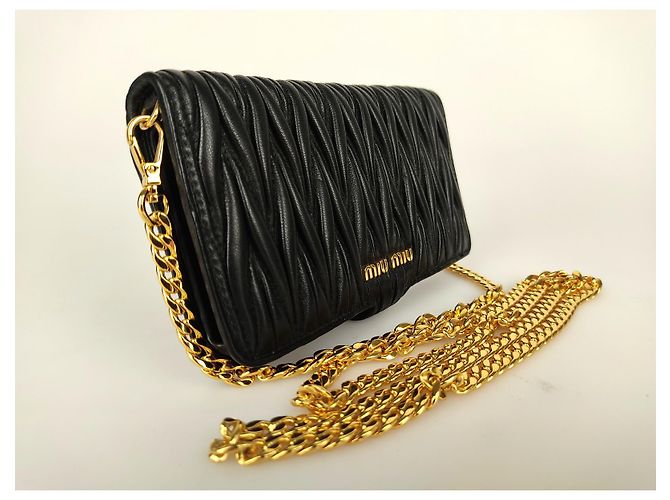 Miu Miu I-phone case in pelle - vista 3