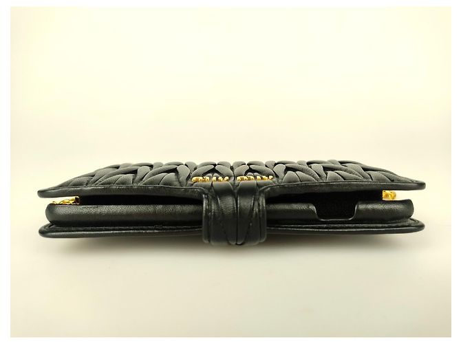 Miu Miu I-phone case in pelle - vista 5