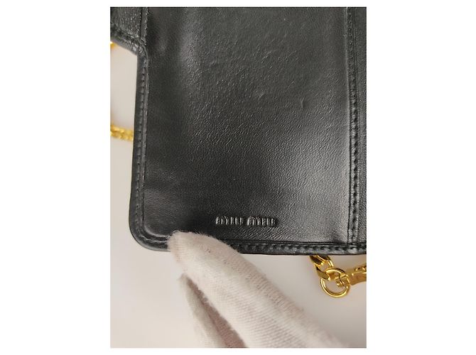 Miu Miu I-phone case in pelle - vista 9