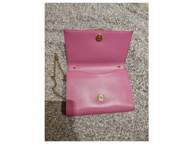 Clutch Salvatore Ferragamo in pelle rosa - vista 2