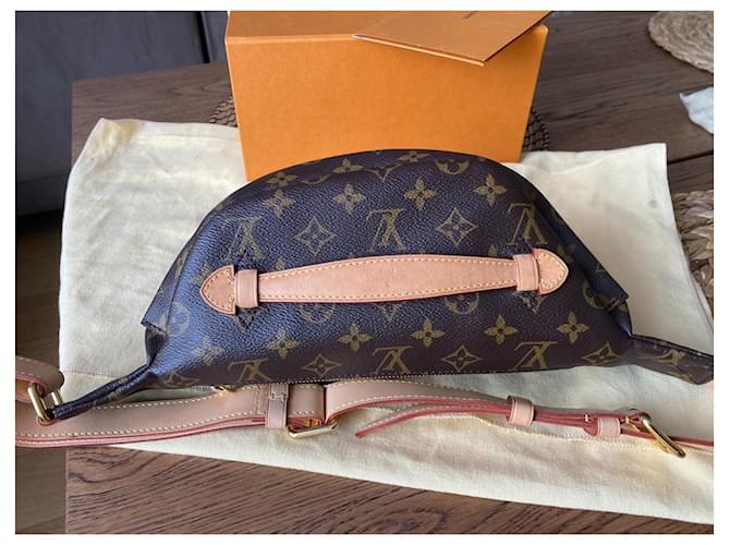Bumbag Louis Vuitton Riñonera Marrón claro - vista 2
