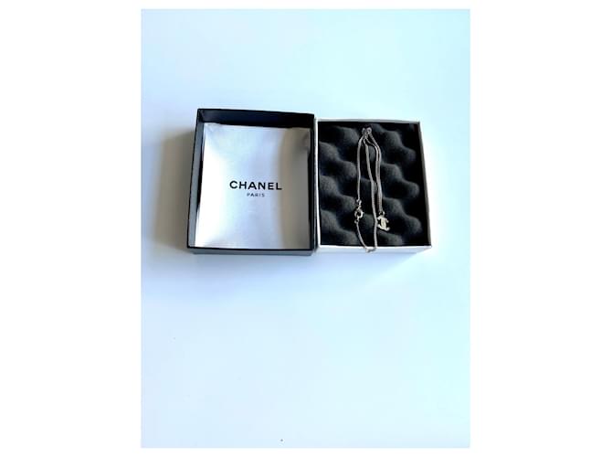 Chanel CC Halskette Silber - Ansicht 4