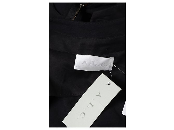 Mono A.L.C negro de lana y viscosa Talla S - vista 3