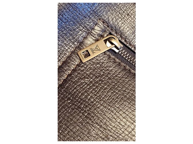 Borsa Reporter Louis Vuitton Utah in Pelle Marrone Scuro - vista 4