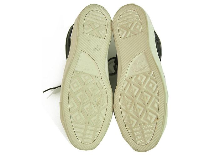 Scarpe da ginnastica imbottite grigie in pelle nera Converse All Star da uomo 8.5 Nero - vista 3