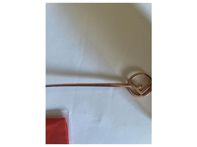 Óculos de sol Fendi FF 0294/S Oversized Marrom Rosa Bege - vista 10