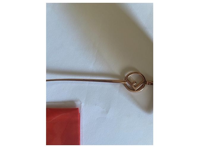 Óculos de sol Fendi FF 0294/S Oversized Marrom Rosa Bege - vista 11