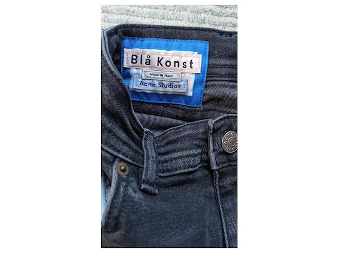 Vaqueros Acne Studios Bla Konst Gris Oscuro Gris antracita - vista 3