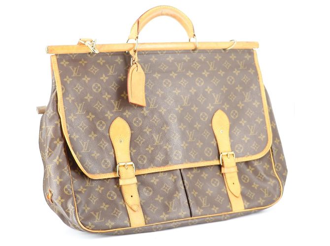 Sac de chasse Louis Vuitton Marron - vue 9