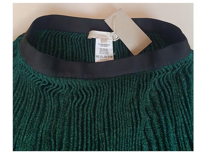 Falda midi plisada Emeraude Vanessa Bruno verde - vista 4