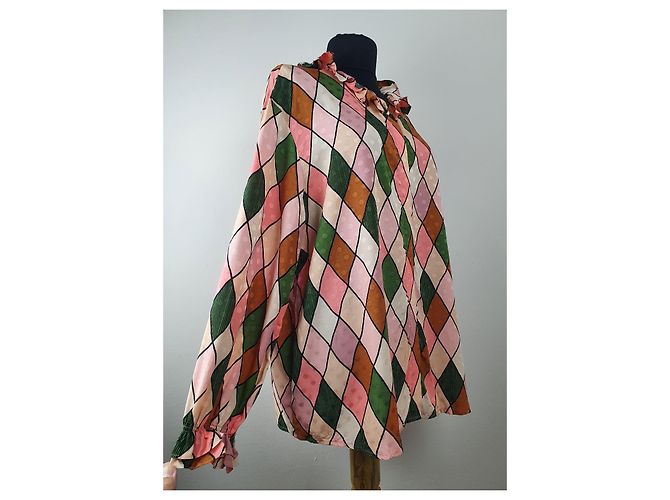 Top camisa de viscosa & Other Stories Multicolor - vista 2