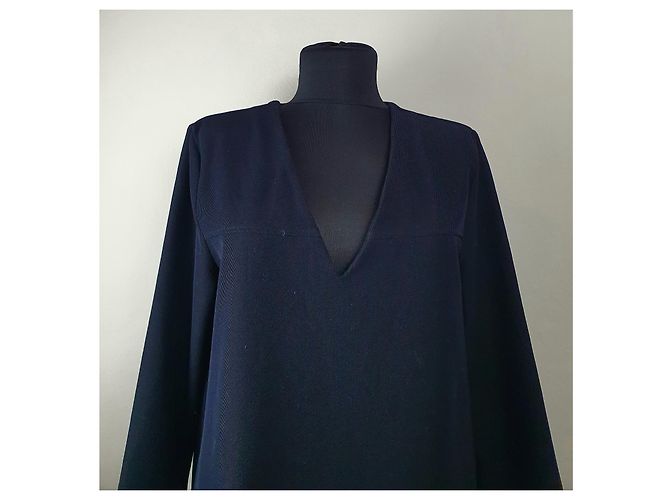 Filippa K Tunika Twill Kleid Schwarz - Ansicht 2