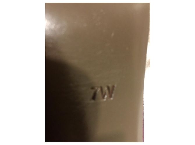 Diane Von Furstenberg Botines de ante violeta Claudef de DvF Morado oscuro - vista 2