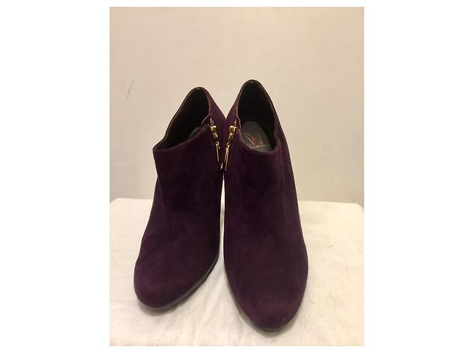 Diane Von Furstenberg Botines de ante violeta Claudef de DvF Morado oscuro - vista 4