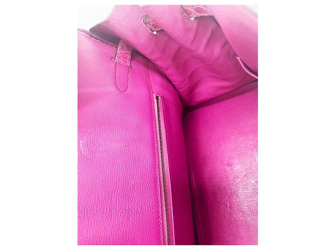 Hermès herms birkiN 35 Schwarz Pink - Ansicht 18