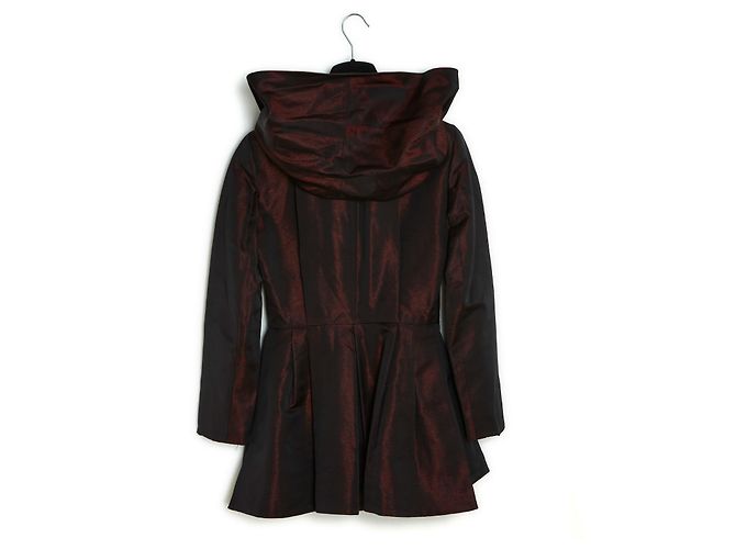 Claude Montana BURGUNDY BLACK STOLE FR38 - vista 6