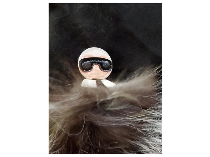Fendi Schal aus schwarzem Kaschmir - Ansicht 4
