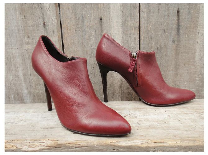 Lanvin Talla de botas bajas Lavin 38 Castaño - vista 2
