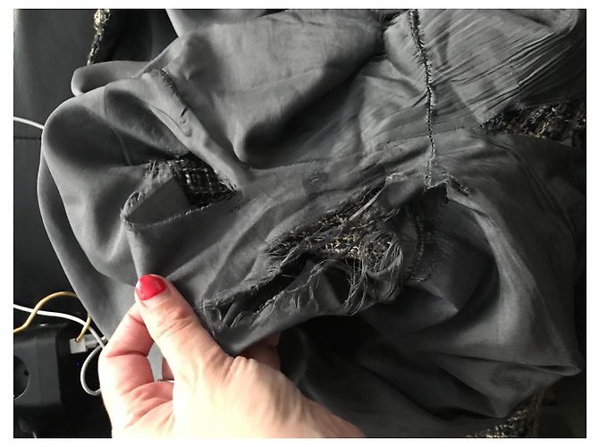 Chanel terninho Marrom Preto Bege - vista 7
