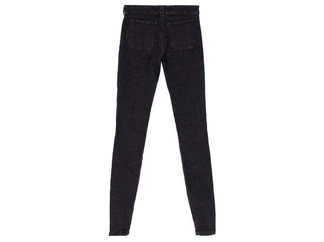 Vaqueros pitillo balenciaga con cremallera en la pierna Negro - vista 2