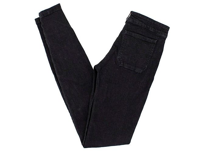 Vaqueros pitillo balenciaga con cremallera en la pierna Negro - vista 3